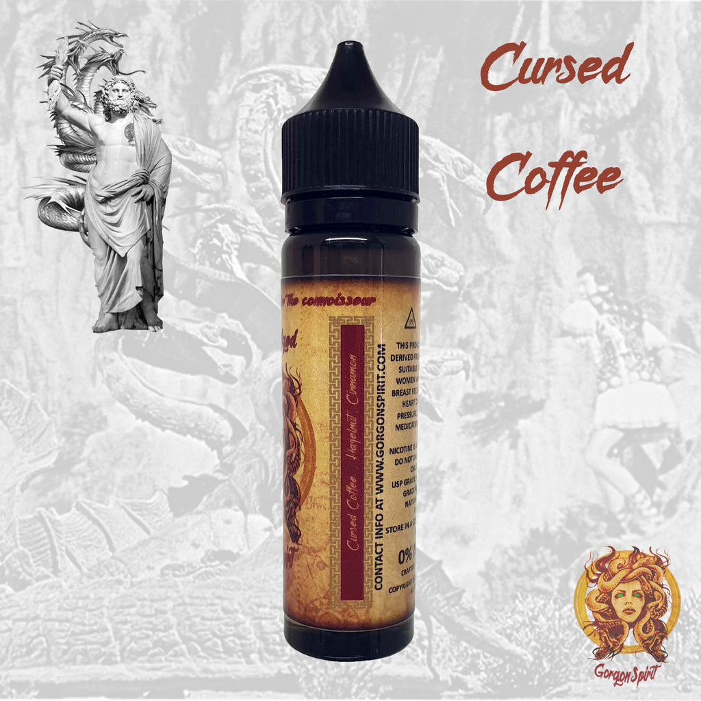 Gorgon Spirit - Cursed Coffee - Shortfill - Courvoisier V.S.O.P Based Cask eLiquid