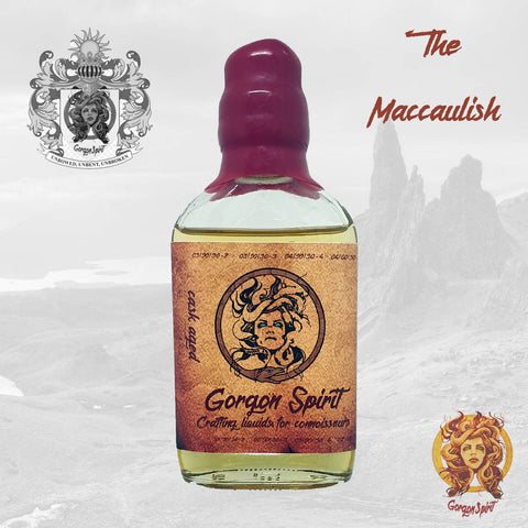 Gorgon Spirit - The Maccaulish - 100ml Waxed Glass Bottle - Glenmorange, Apple, Caramel, Biscuit, Cream Undertones