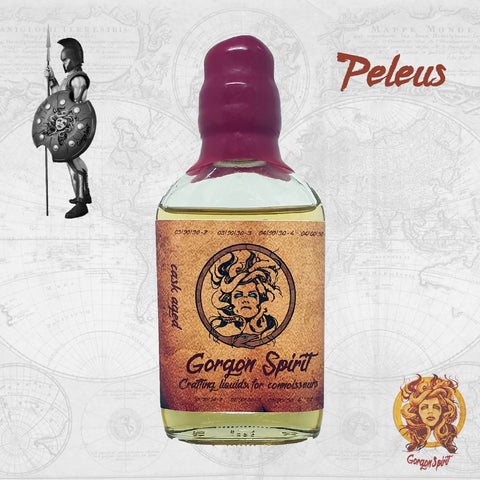 Gorgon Spirit - Peleus - 100ml Glass Waxed Bottle Bourbon Based Cask eLiquid