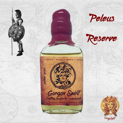 Gorgon Spirit - Peleus Reserve 6 Month - 100ml Glass Waxed Bottle - Bourbon Based Cask eLiquid