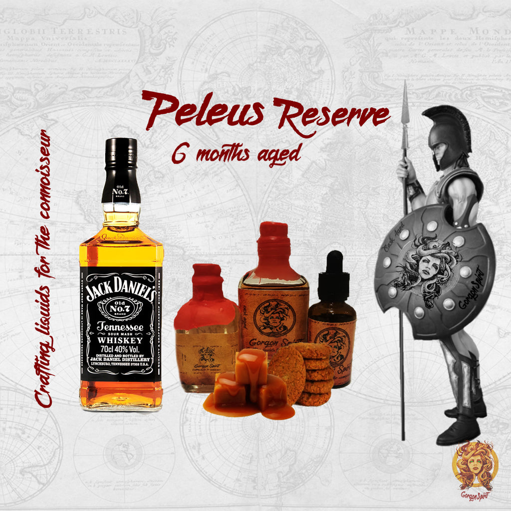 Gorgon Spirit - Peleus Reserve 6 Month - Bourbon Based Cask eLiquid
